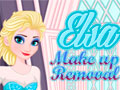 खेल Elsa Make Up Removal