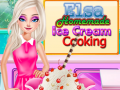 खेल Elsa Homemade Ice Cream Cooking