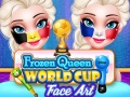 खेल Frozen Queen World Cup Face Art