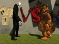 खेल Slenderman vs Freddy The Fazbear