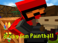 खेल Blocky Gun Paintball