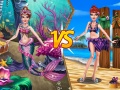 விளையாட்டு Mermaid vs Princess Outfit