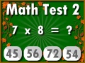 खेल Math Test 2