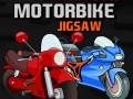 खेल Cartoon Motorbike Jigsaw