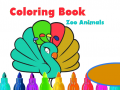 खेल Coloring Book: Zoo Animals