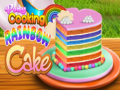 खेल Pony Cooking Rainbow Cake