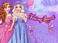 खेल Elsa and Anna Sent to Fairyland