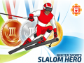 விளையாட்டு Winter Sports: Slalom Hero