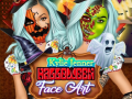 खेल Kylie Jenner Halloween Face Art