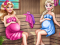 खेल Cute Mommies Pregnant Sauna