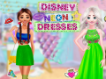 खेल Disney Neon Dresses