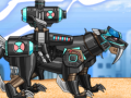 ગેમ Combine!  Dino Robot 5 Smilodon Black Plus