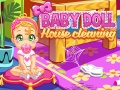 खेल Baby Doll House Cleaning