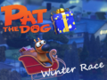 खेल Pat the Dog Winter Race