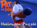 खेल Pat the Dog Halloween Puzzle