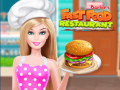 खेल Barbie's Fast Food Restaurant