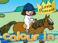 खेल Little princess Colour in
