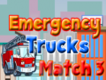 खेल Emergency Trucks Match 3