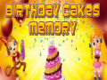 खेल Birthday Cakes Memory