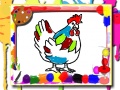 விளையாட்டு Chicken Coloring Book