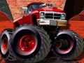 खेल Crazy Monster Trucks Puzzle