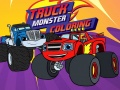 खेल Truck Monster Coloring