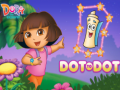 खेल Dora The explorer Dot to Dot
