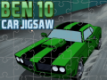 खेल Ben 10 Car Jigsaw 
