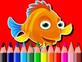खेल Back To School: Fish Coloring Book