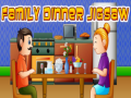 खेल Family Dinner Jigsaw