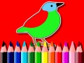 ಗೇಮ್ Back To School: Birds Coloring Book