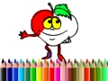खेल Back To School: Fruits Coloring