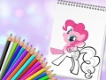 ગેમ Cute Pony Coloring Book