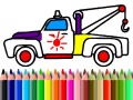 ಗೇಮ್ Back To School: Trucks Coloring