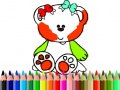 खेल Back to School: Sweet Bear Coloring