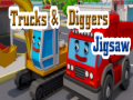 खेल Trucks & Digger Jigsaw 