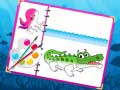 விளையாட்டு Sea Creatures Coloring Book