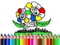 खेल Back to School: Flowers Coloring