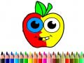 खेल Back To School: Apple Coloring Book