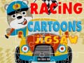 खेल Racing Cartoons Jigsaw