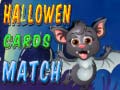 खेल Halloween Cards Match