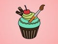 ಗೇಮ್ Yummy Cupcake Coloring