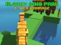खेल Blocky Dino Park T-Rex Rampage