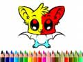 खेल Cute Bat Coloring Book
