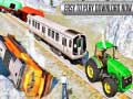 விளையாட்டு Chained Tractor Towing Train Simulator
