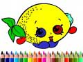ಗೇಮ್ Back To School: Fruits Coloring Book