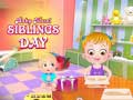 खेल Baby Hazel: Siblings Day