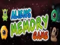 खेल Aliens Memory Game