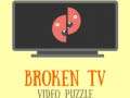 खेल Broken TV Video Puzzle