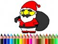 खेल Back To School: Santa Claus Coloring